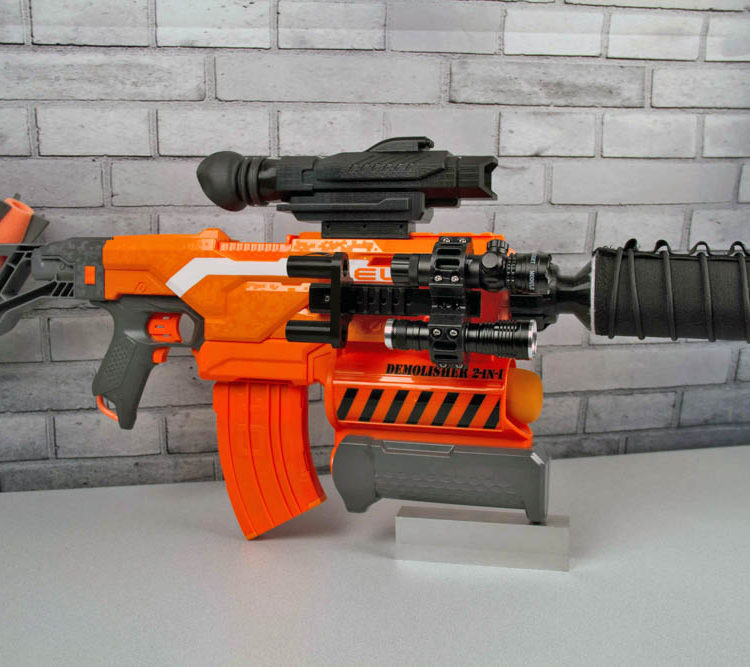 3DPS MRS-15A Modular Sniper Rifle - Accessory Kit for Nerf